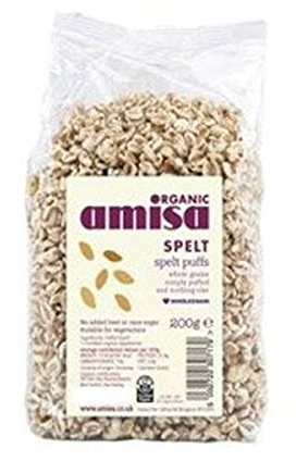 Amisa Organic Spelt Honey Poppies 200g x 5 (Pack of 5)