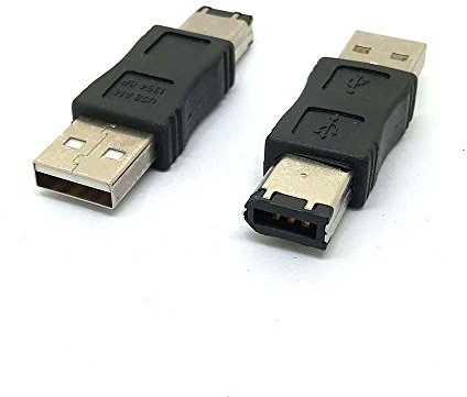 adapter Firewire IEEE 1394 6 Pin Male to USB 2.0 Male Adaptor Convertor, Firewire