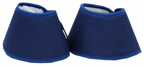 AMKA Waterboots Hufglocken für Pferde - Water Boots bei spröden trockenen Hufen - 1 Paar in blau