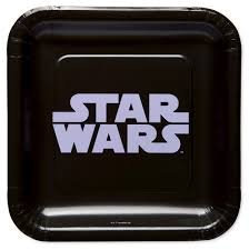 Star Wars Classic Birthday Party Paper Dessert Plates - 8 Count
