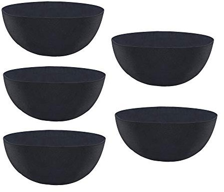 Bolsas de tela para cultivo de plantas, repuesto de cesta para ventana con forro de coco, con forma de maceta para pared y cubierta, cesta redonda para colgar