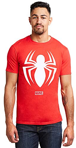 Marvel Men's Spiderman Logo T-Shirt (Pack of 1)