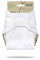 Petit Lulu Neugeborenen Überhose (2-6 kg) für Stoffwindeln Klett (Weiß)