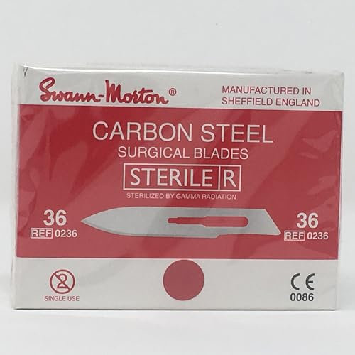 Swann Morton No 36 Sterile Carbon Steel Blades
