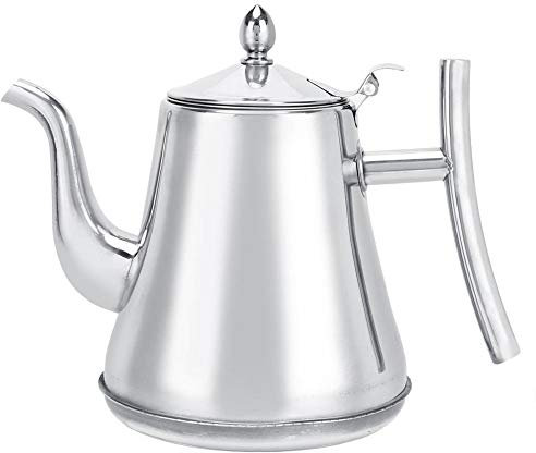 Hervidor de agua espesado hervidor de agua de acero inoxidable con infusor para restaurante de hotel(2.0L)