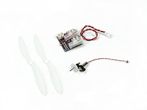 Dancing Wings Hobby Système d'alimentation micro brossé à monter soi-même avec moteur brossé 4 x 12, micro accessoire, micro récepteur pour RC Micro Mini Airpalne d'intérieur (BLPS412-247)