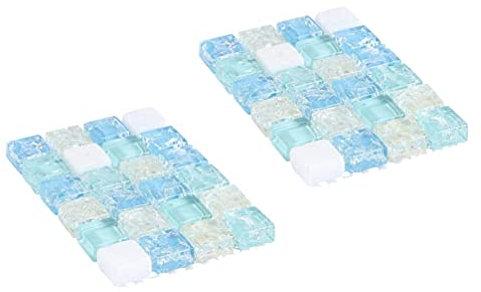 POPETPOP Cat Cooling Mat 2pcs Hamster Ice Bed Small Pet Summer Cool Pad Hamster Cooling Mat Small Animal Heat Dissipation Hideout for Chinchillas Hamster Gerbils Hedgehog Hamster Cooling Pad