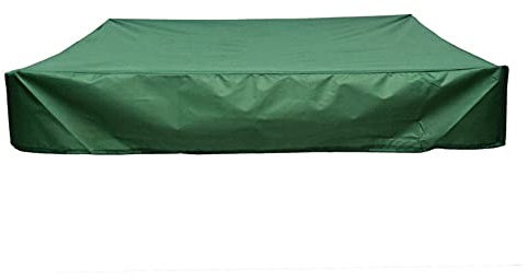 Sandkastenabdeckungen,Platz Staubdichtes Sandbox Deckel Mit Kordelzug, Wasserdicht Sandkasten Deckel,Durable, Reißfest, Vermeiden Sie Sand Und Spielzeug Umweltverschmutzung. (Grün,120 x 120 cm)