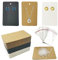 DUGYIRS Ohrring Display Karten, 150 Stück Halskette Anzeige Karten Kraft Papier Leere Tags mit 300 Stück Ohrringe Rücken für DIY Verpackung Ohrringe Schmuck Display