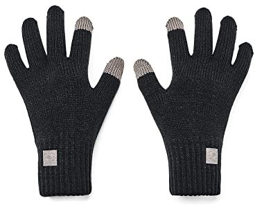 Under Armour Womens Full Finger Gloves Women's Ua Halftime Gloves, Black, 1373158-001, L/XL