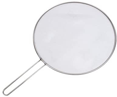 25cm Spritzschutz, Multifunktionale Edelstahl Spritzschutz Zum Verhindern Von Öl-, Fett- Oder Wasserspritzer Spritzschutz Pfannen Spritzschutz Edelstahl Fettspritzschutz Für Pfannen Töpfe Skillets