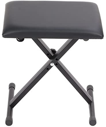 Natudeco Tattoo-Stuhl Stuhl Klappstuhl PU-Leder Verstellbarer faltbarer platzsparender rückenfreier Klapphocker für Tattoo-Massagesalons