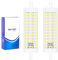 OLEVOLT R7S LED 118mm Dimmbar Kaltweiß 6000K, 17W LED R7S 118mm Ersetzt 150W R7S Halogenstab 118mm led Leuchtmittel R7S 118mm, R7S LED Stablampen für Baustrahler,Landschaftslichter,Sicherheit, 2 Stück