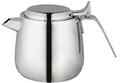 Café Stal TPR-750/M Babel Stackable Teapot with Infuser Basket, 18/10 Stainless Steel, 750ml, Mirror Finish