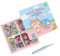 PLCatis Kawaii Sticker 100 Blätter Cartoon Aufkleber Kawaii Scrapbook Stickers Niedliches Cartoon Mädchen Aufkleber mit Pinzette für DIY-Kunsthandwerk Sammelalbum Fotoalbum Planer Kalender