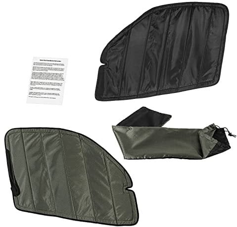 CTcar Isolierte Verdunkelungs-Frontscheibenabdeckungen für Mercedes Benz Sprinter, Wohnmobilzubehör, Vanlife Must Have Sonnenschutz und Van Life Essentials (Sprinter 2019-aktuell (VS30)) (Paar)