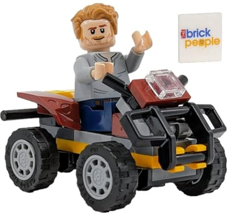 LEGO Jurassic World: Owen Grady Minifigur mit Quad ATV