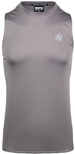 Gorilla Wear Easton Tank Top Bodybuilding Gym Wear Fitness Classics Crossfit Running Fitness (DE/NL/SE/PL, Alphanumerisch, XL, Regular, Regular, Grau)