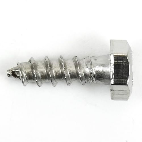 DAUMLINK® 25 Sechskant-Holzschrauben aus rostfreiem Edelstahl DIN 571 (25 Stück) für sichere Befestigungen im Holzbau (M6x20 mm)