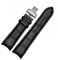 LQXHZ 22 Mm 23 Mm 24 Mm Echtleder-Armband Mit Gebogenem Ende, Kompatibel Mit Tissot Uhrengürtel 1853 COUTURIER T035627A T035407A T035439 Herrenarmband(Black-silver,24mm)