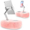 CreaDream Tablet Kindle Stand Pillow, Adjustable iPad Pillow Stand Holder with 2 Snack Bowls for Lap Bed Sofa Chair, Compatible with 4.7-13 Tablet, iPad, iPhone, Google, Samsung, Kindle