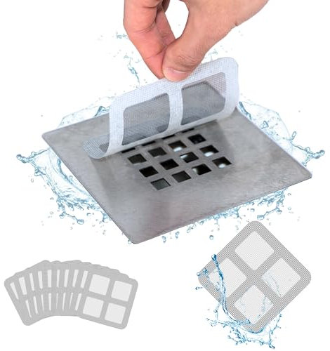 RODARMA ® 30 uds. Rejilla Desague Ducha | Atrapa Pelos Ducha para Evitar Obstrucciones y Aportar Protección contra Insectos.