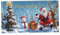 Garage Door Cover Weihnachten Garagentor Banner 7x16 ft Frohe Weihnachten Garagentor -Deckung Weihnachtshintergrund Ost hängende Garagentor Wandbilder mit Begrommet für Weihnachtspartydekorationen, W