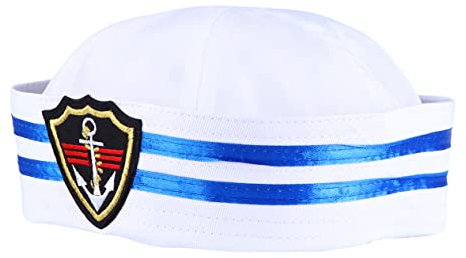 GALPADA 1stück Kapitänsmütze Für Erwachsene Verstellbare Matrosenmütze Aus Baumwollmischung Für Kostümpartys Karneval Und Fotoshootings Einzigartiges Accessoire