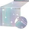 Vbxvsa Disco Party Tischläufer 33x275cm Farbige Pailletten Tischdecken Geeignet für Halloween Geburtstag Hochzeit Abschlussball Tischdekoration