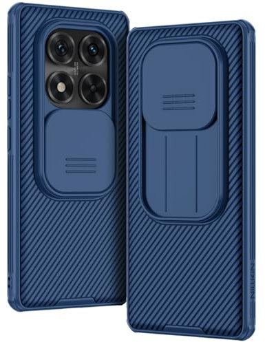 AROYI Handyhülle Kompatibel mit Xiaomi Redmi Note 14 Pro Plus 5G (Nicht für 4G) Hülle, Kameraschutz mit Slide Camera Handyhülle für Redmi Note 14 Pro+ 5G Hülle (6,67 Zoll) - Blau