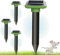 Ahuyentador de Topos 2 Piezas, Ahuyentador de Topos y Ratones Solar, Repelente Ultrasónico para Topos, Campañoles, Ratones, Hormigas y Serpientes | Apto para Jardines, Campos, IP66 Impermeable