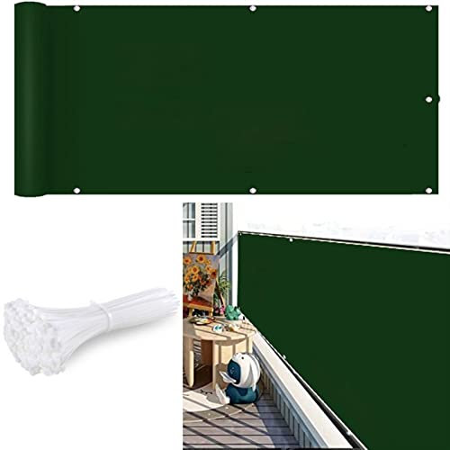 Brise-vue 95 x 800 cm - Brise-vue d'extérieur durable avec protection de l'intimité et installation facile pour jardin, cour - Vert