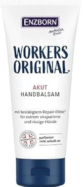 ENZBORN Workers Original Akut Handbalsam mit Repair-Effekt für extrem strapazierte und rissige Hände, parfümfrei, zieht schnell ein, Tube mit 100 ml