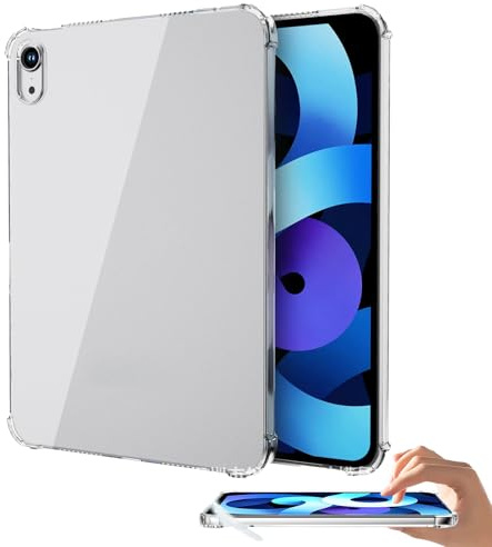Clear Case for iPad 11th Generation, 10.9 Inch Case Compatible with iPad 10th Generation Air 4/5/6/7/11, Lightweight Soft Airbag Protective Shockproof Cover for Prevent Falling, Clear