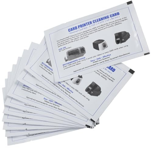 HYTROVE Pos Maschinen Reinigungskarten 15 Stück 125 X 8mm für Banknotenzähler und Kartenlesegeräte Wartungskarten zur Maschinenpflege in Einzelhandel und Kassenbereich