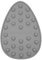 Semplix Mini Bügeleisenablage (Silikon / 10,5 x 15,5 cm) … (Grau)