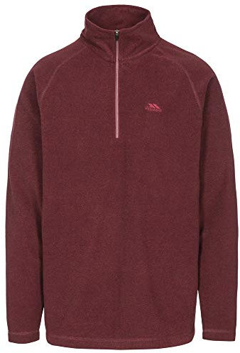 Trespass Tredt Men Keynote Warm Microfleece 140GSM - Prune, XX-Small
