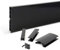 DQ-PP Plinthe 6 m, cache de plinthe, 150 mm, noir brillant, plastique, socle, plinthes, profilé de plinthe, socle de cuisine, plinthe de cuisine pour cuisine encastrable