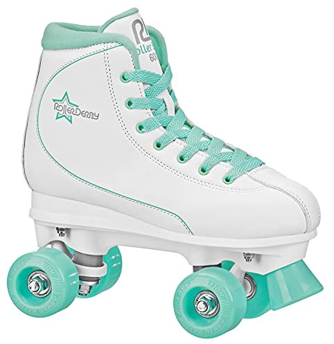 Roller Derby Roller Star 600 Damen Rollschuhe Weiß/Mint, Größe 05