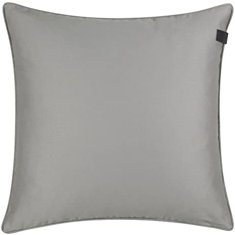 Schöner Wohnen Kollektion Kissenbezug Soft Grau-Soft 45x45 cm Baumwolle Dekokissen ohne Füllung Reissverschluss waschbar pflegeleicht