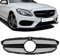 DM Autoteile Kühlergrill Schwarz Glanz + Kamera kompatibel für Mercedes W205 S205 14-18 kein AMG