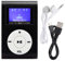 Annadue Portable Mp3 Player, 0.8Inch Lcd Screen Mini Digital Mp3 Music Player Metal Mini Clip Mp3 Support Memory Card with 3.5Mm Earphone
