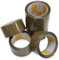 Printation ruban adhesif pour emballage - 6 rouleaux set 66m x 50mm marron strong silencieux - extra-adhésif, résistant à la déchirure et silencieux pour paquets et colis