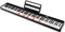 GOPLUS Teclado Electrónico con 88 Teclas, Piano Digital con Bolsa de Almacenamiento y Atrás, Llave de Super Combinación, Estéreo de 2 Canales, Pantalla Digital e Iluminación LED del Teclado