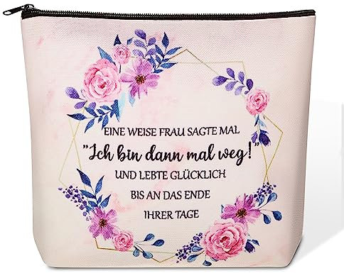 Tenare Abschiedsgeschenk für Kollege Kosmetiktasche Schminktasche Make Up Tasche für Frauen Abschied Kollege Geschenk für Zurücktreten Ruhestand Weihnachten