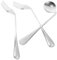 GLEAVI 1 Juego Codo Tenedor Cuchara Cubiertos De Horquilla Curva Cubiertos Pesados ​​para Temblor Utensilios En Ángulo Vajilla Adaptable Zurdo Acero Inoxidable Bisel Agarre