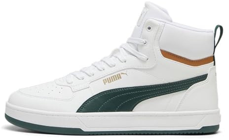 Puma PUMA Caven 2.0 Mid WTR TrainersUnisex - Adult, White Dark Myrtle Caramel Milk Green Beige, 9.5 UK