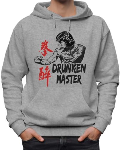 Jackie Chan Drunken Master Kung Fu Klassisches Unisex Hoodie Sweatshirt für Männer und Frauen Small