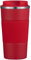 Disoza 380 ml Rosso Tazza Termica Tazza Termica da Viaggio Tazza da Viaggio Bicchiere da Viaggio Caffè Piccolo Tazza Caffe Bicchiere Portatile Bicchiere Termico con Cannuccia