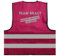 Team Braut Mission Abschied für Immer JGA Junggesellenabschied Warnweste BZW. Signalweste mit reflektierendem Aufdruck - Größe L/XL, Magenta